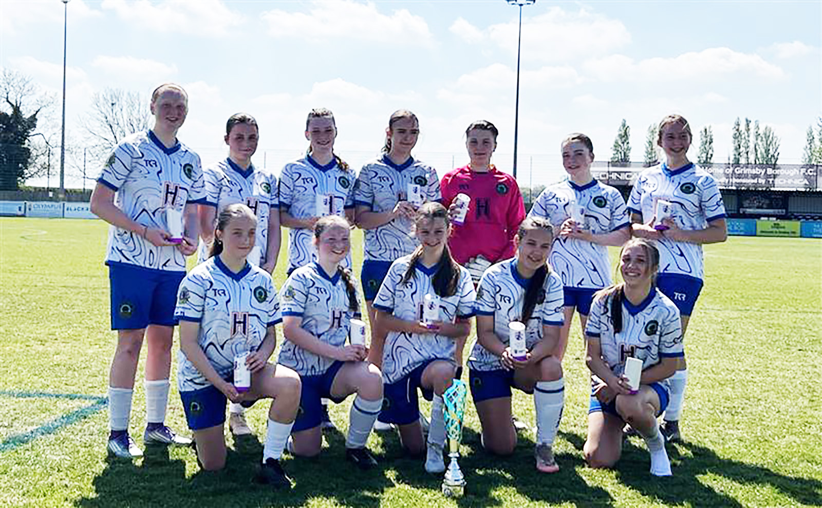 The Dale Park Belles Under 15's girls team